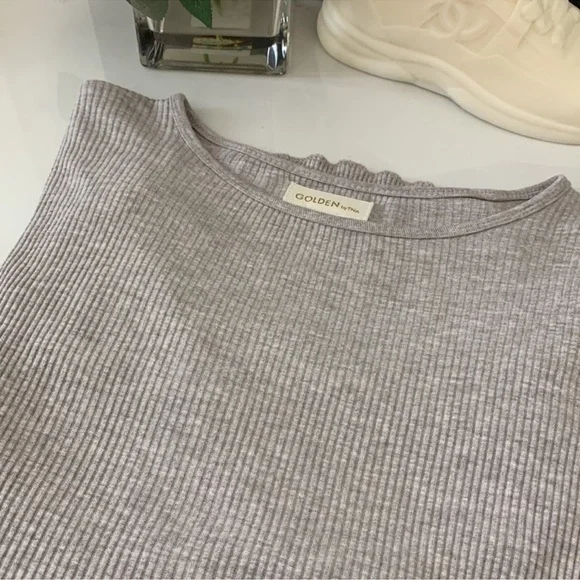 TNA Ribbed Long Sleeve Top - Picture 3 of 4